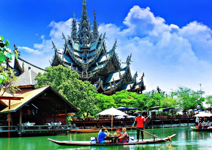 Bangkok: Pattaya Truth Sanctuary Guided Tour & Coral Island - Bangkok to Pattaya in a single day: how the 12 hours usually feel