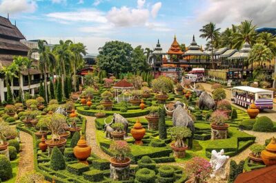 Nong Nooch Tropical Garden Tickets in Pattaya - French Garden, Stonehenge, Orchids, and Dinosaur Valley