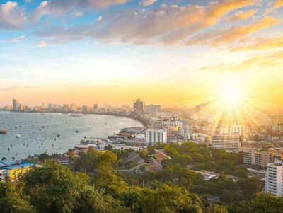 Pattaya: Big Buddha Temple, Night Market, and Sunset Tour - Khao Phra Tamnak viewpoint: where Pattaya Bay turns gold