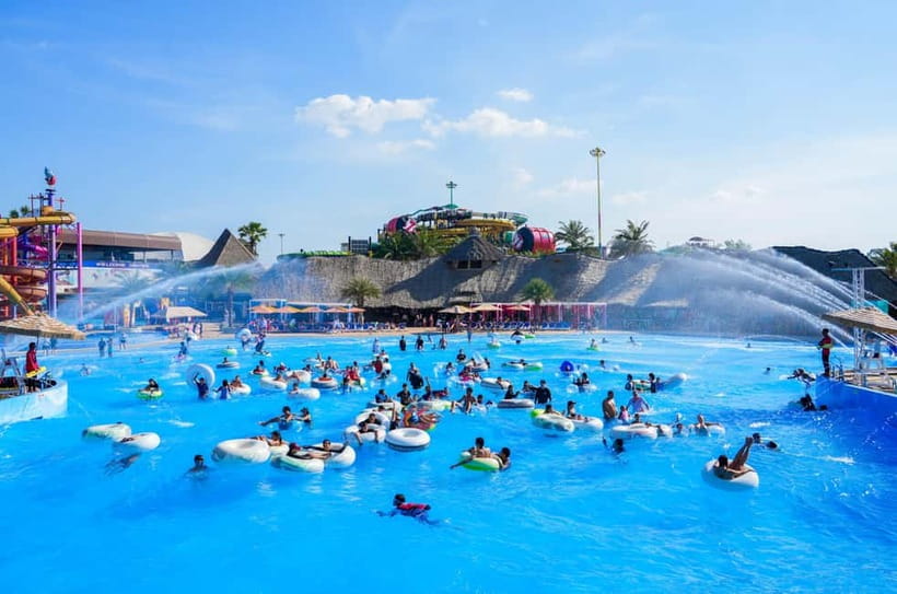 Pattaya: Columbia Pictures Aquaverse Entry Ticket - Water attractions: slides, lazy rivers, and your mood-by-mood options