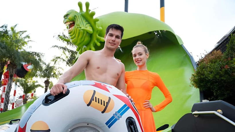 Pattaya: Columbia Pictures Aquaverse Entry Ticket - Mega Wave Pool: music events and film screenings with serious sound
