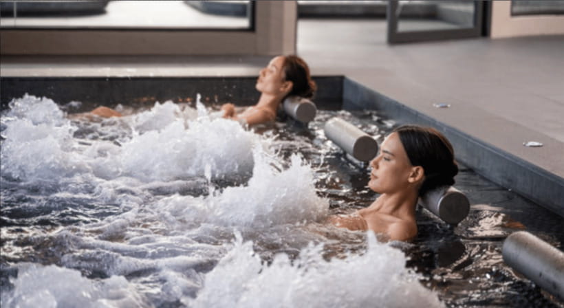 Pattaya: Let's Relax Onsen & Spa Grand Center Point Space - Your half-day spa flow: Wrap or scrub, facial massage, then hot stones