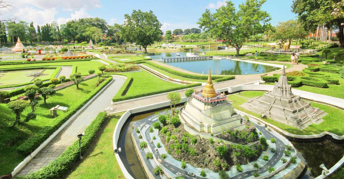 Pattaya: Mini Siam and Mini Europe Entry Ticket - Mini Siam: Thai Temples and Modern Icons Side by Side